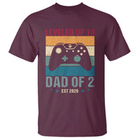Dad Level Unlocked T Shirt Funny New Dad Gaming Father's Day Gift