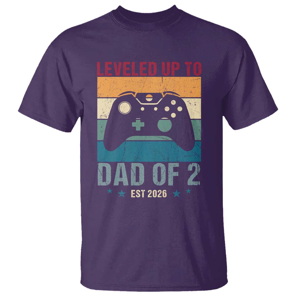 Dad Level Unlocked T Shirt Funny New Dad Gaming Father's Day Gift