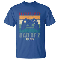 Dad Level Unlocked T Shirt Funny New Dad Gaming Father's Day Gift