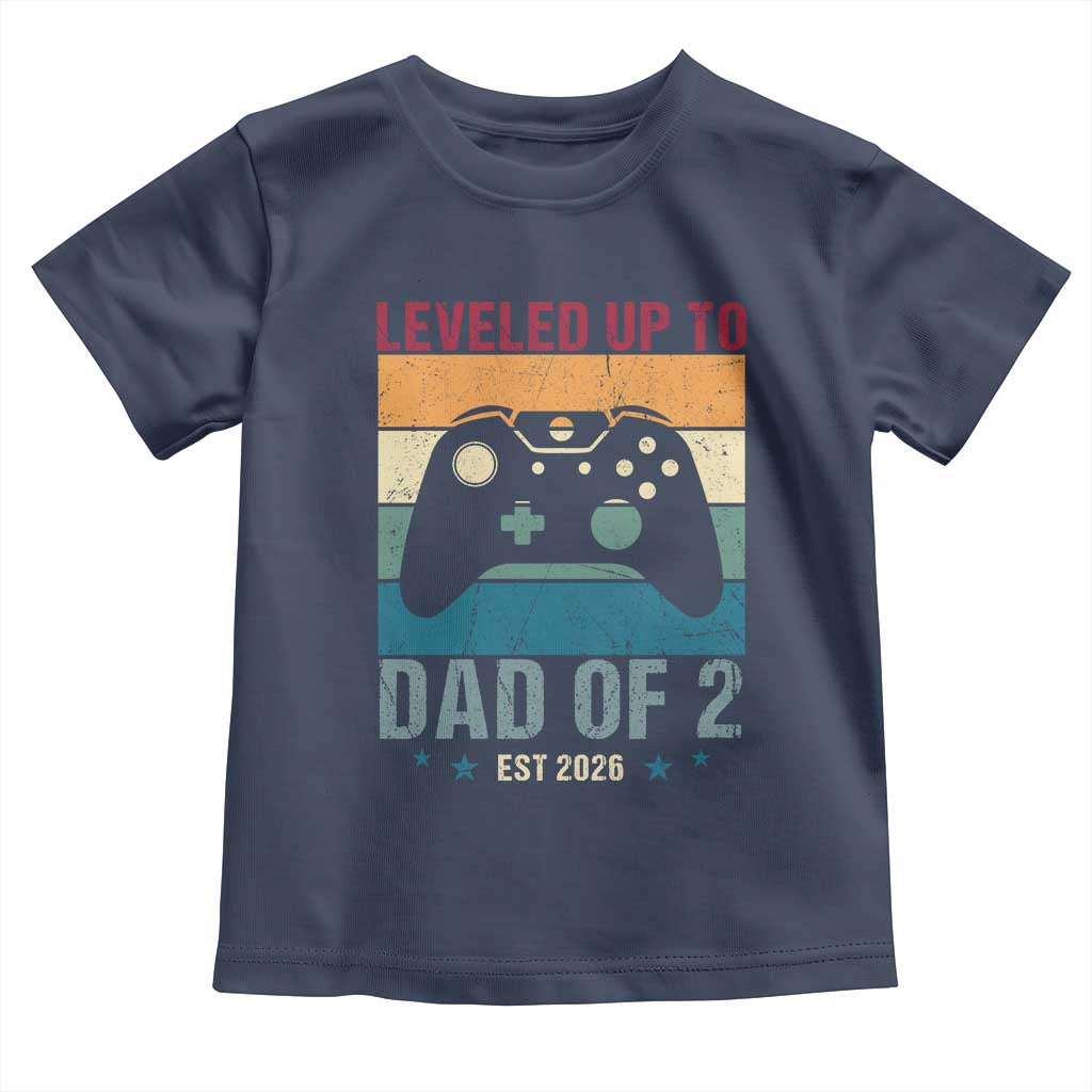 Dad Level Unlocked Toddler T Shirt Funny New Dad Gaming Father's Day Gift