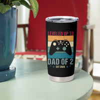Dad Level Unlocked Tumbler Cup Funny New Dad Gaming Father's Day Gift