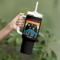 Dad Level Unlocked Tumbler With Handle Funny New Dad Gaming Father's Day Gift