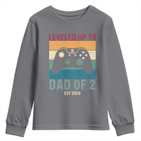 Dad Level Unlocked Youth Sweatshirt Funny New Dad Gaming Father's Day Gift