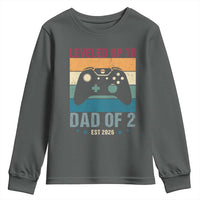 Dad Level Unlocked Youth Sweatshirt Funny New Dad Gaming Father's Day Gift