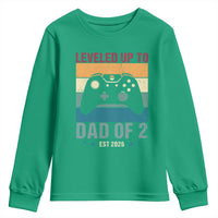 Dad Level Unlocked Youth Sweatshirt Funny New Dad Gaming Father's Day Gift
