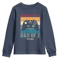 Dad Level Unlocked Youth Sweatshirt Funny New Dad Gaming Father's Day Gift