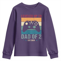 Dad Level Unlocked Youth Sweatshirt Funny New Dad Gaming Father's Day Gift