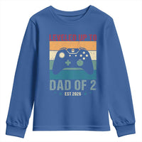 Dad Level Unlocked Youth Sweatshirt Funny New Dad Gaming Father's Day Gift