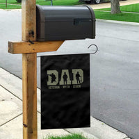 Dad Veteran Myth Legend Dad Military Father Gift Garden Flag