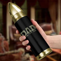 Dad Veteran Myth Legend Dad Military Father Gift Bullet Tumbler