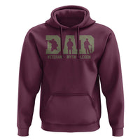 Dad Veteran Myth Legend Dad Military Father Gift Hoodie