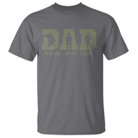 Dad Veteran Myth Legend Dad Military Father Gift T Shirt