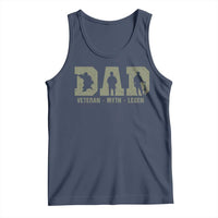 Dad Veteran Myth Legend Dad Military Father Gift Tank Top