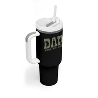 Dad Veteran Myth Legend Dad Military Father Gift Tumbler With Handle