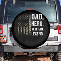 Dad Hero Veteran Legend Camouflage Father's Day Spare Tire Cover