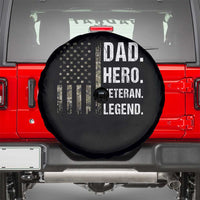 Dad Hero Veteran Legend Camouflage Father's Day Spare Tire Cover
