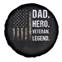 Dad Hero Veteran Legend Camouflage Father's Day Spare Tire Cover