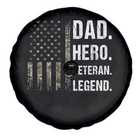Dad Hero Veteran Legend Camouflage Father's Day Spare Tire Cover