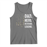 Dad Hero Veteran Legend Camouflage Father's Day Tank Top