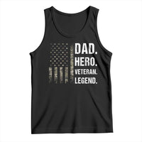 Dad Hero Veteran Legend Camouflage Father's Day Tank Top