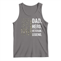 Dad Hero Veteran Legend Camouflage Father's Day Tank Top