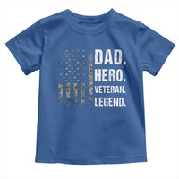 Dad Hero Veteran Legend Camouflage Father's Day Toddler T Shirt