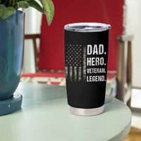 Dad Hero Veteran Legend Camouflage Father's Day Tumbler Cup