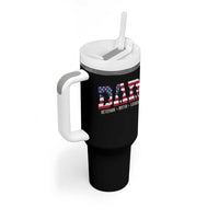 Veteran Dad The Myth Legend Tumbler With Handle Cool Father's Day Military Gifts 4th of July