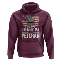 I'm A Dad Grandpa and Veteran Nothing Scares Me Hoodie Funny Veteran Dad Grandpa Humor
