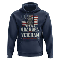 I'm A Dad Grandpa and Veteran Nothing Scares Me Hoodie Funny Veteran Dad Grandpa Humor