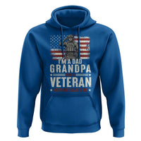 I'm A Dad Grandpa and Veteran Nothing Scares Me Hoodie Funny Veteran Dad Grandpa Humor