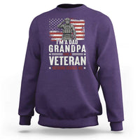 I'm A Dad Grandpa and Veteran Nothing Scares Me Sweatshirt Funny Veteran Dad Grandpa Humor