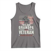 I'm A Dad Grandpa and Veteran Nothing Scares Me Tank Top Funny Veteran Dad Grandpa Humor
