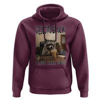 Funny Raccoon School Principal Hoodie Welcom Back To School