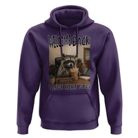 Funny Raccoon School Principal Hoodie Welcom Back To School
