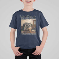 Funny Raccoon School Principal T Shirt For Kid Welcom Back To School