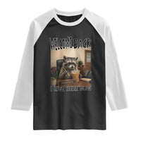 Funny Raccoon School Principal Raglan Shirt Welcom Back To School