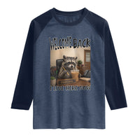 Funny Raccoon School Principal Raglan Shirt Welcom Back To School
