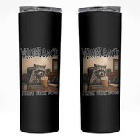 Funny Raccoon School Principal Skinny Tumbler Welcom Back To School