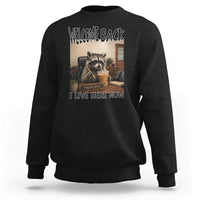 Funny Raccoon School Principal Sweatshirt Welcom Back To School