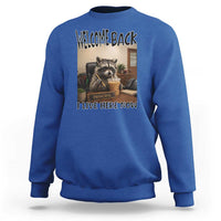 Funny Raccoon School Principal Sweatshirt Welcom Back To School