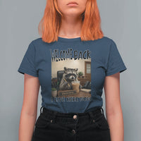 Funny Raccoon School Principal T Shirt For Women Welcom Back To School