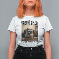 Funny Raccoon School Principal T Shirt For Women Welcom Back To School