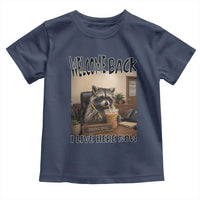 Funny Raccoon School Principal Toddler T Shirt Welcom Back To School