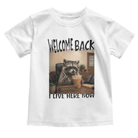 Funny Raccoon School Principal Toddler T Shirt Welcom Back To School