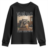 Funny Raccoon School Principal Youth Sweatshirt Welcom Back To School