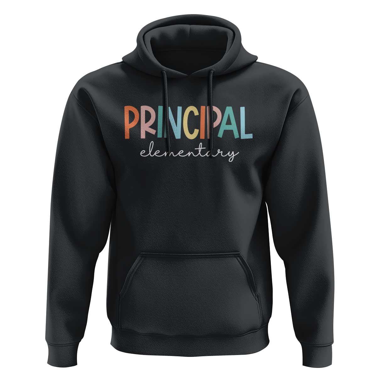 Boho Retro Vintage Elementary Principal Back to School Hoodie
