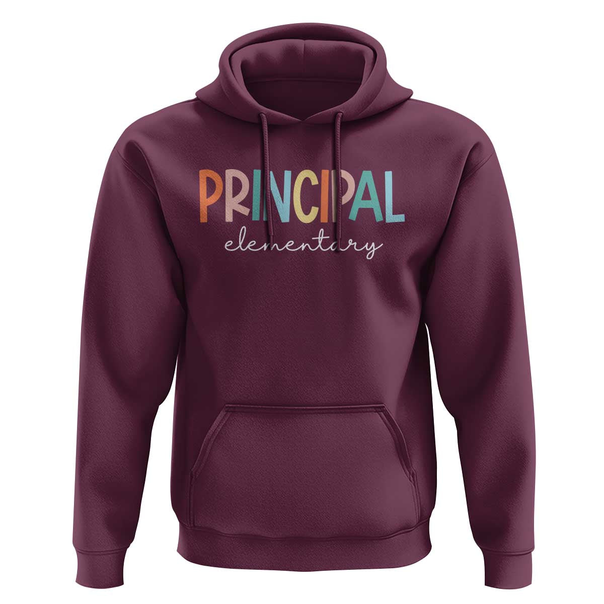 Boho Retro Vintage Elementary Principal Back to School Hoodie