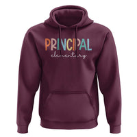 Boho Retro Vintage Elementary Principal Back to School Hoodie