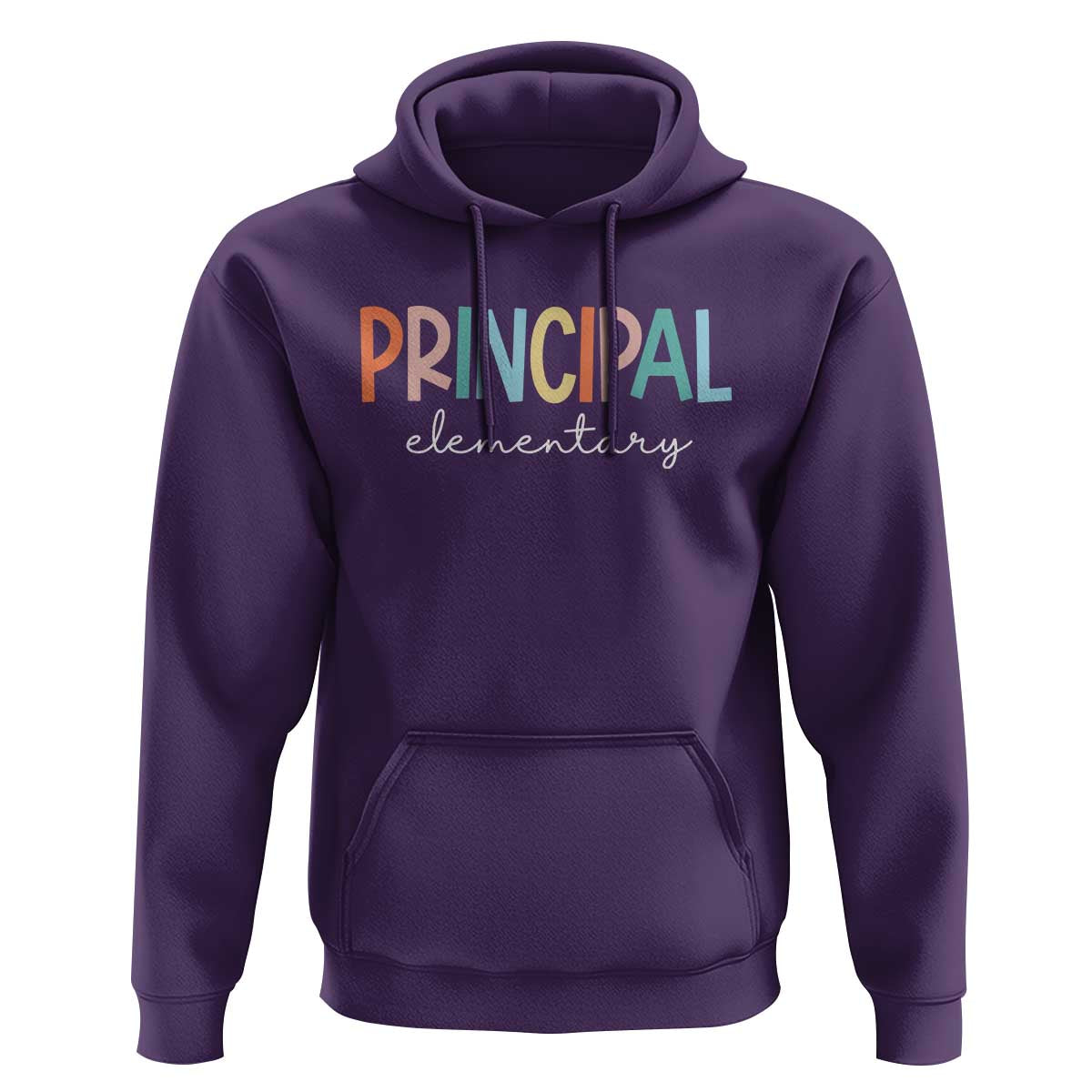 Boho Retro Vintage Elementary Principal Back to School Hoodie
